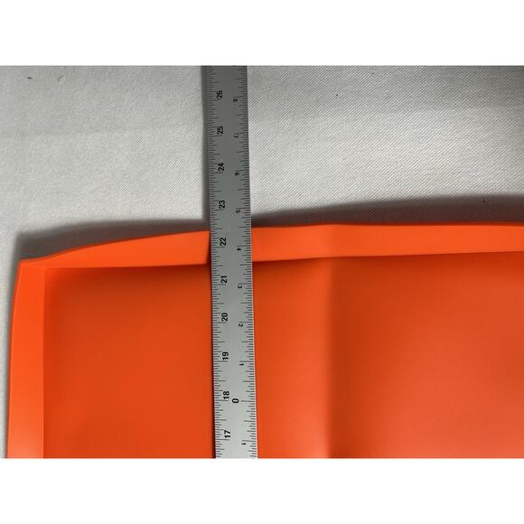 Food Grade Silicone Griddle Mat for Blackstone Grill, 22 Inch Full-Wrap Orange - Picture 2 of 5